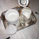 III. 12. Bulk cream and sugar dispensers
