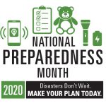 National Preparedness Month 2020 logo